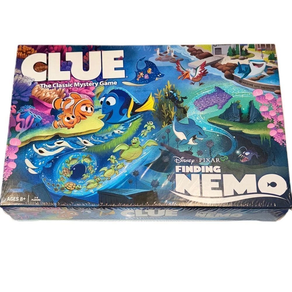 **SOLD** CLUE Board Game Finding Nemo Ltd Edition Disney Pixar Mystery Game - Picture 14 of 14